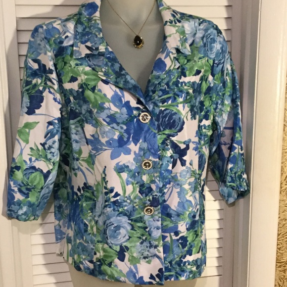 Southern Lady light spring jacket, XL 3/4 sleeves - Picture 3 of 6